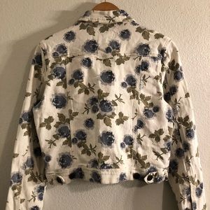 Floral Denim Jacket